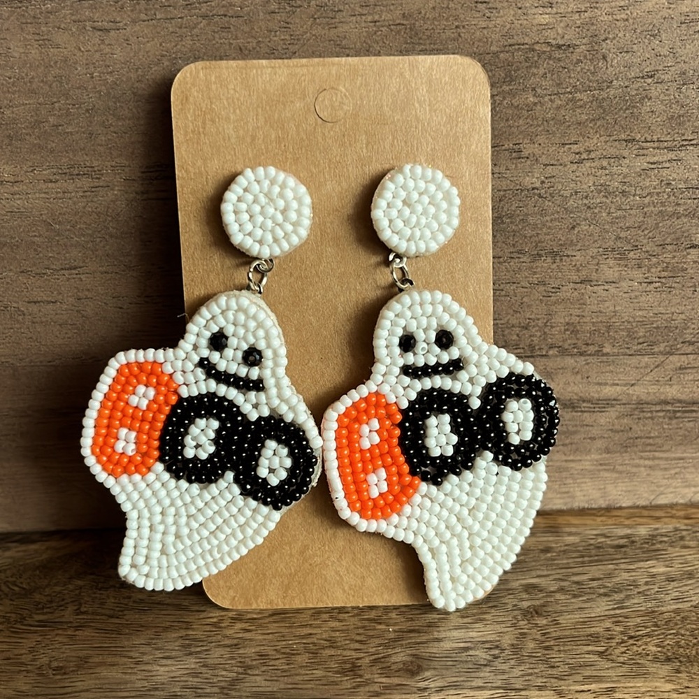 Halloween Ghost 👻 Earrings - Picture 1 of 1